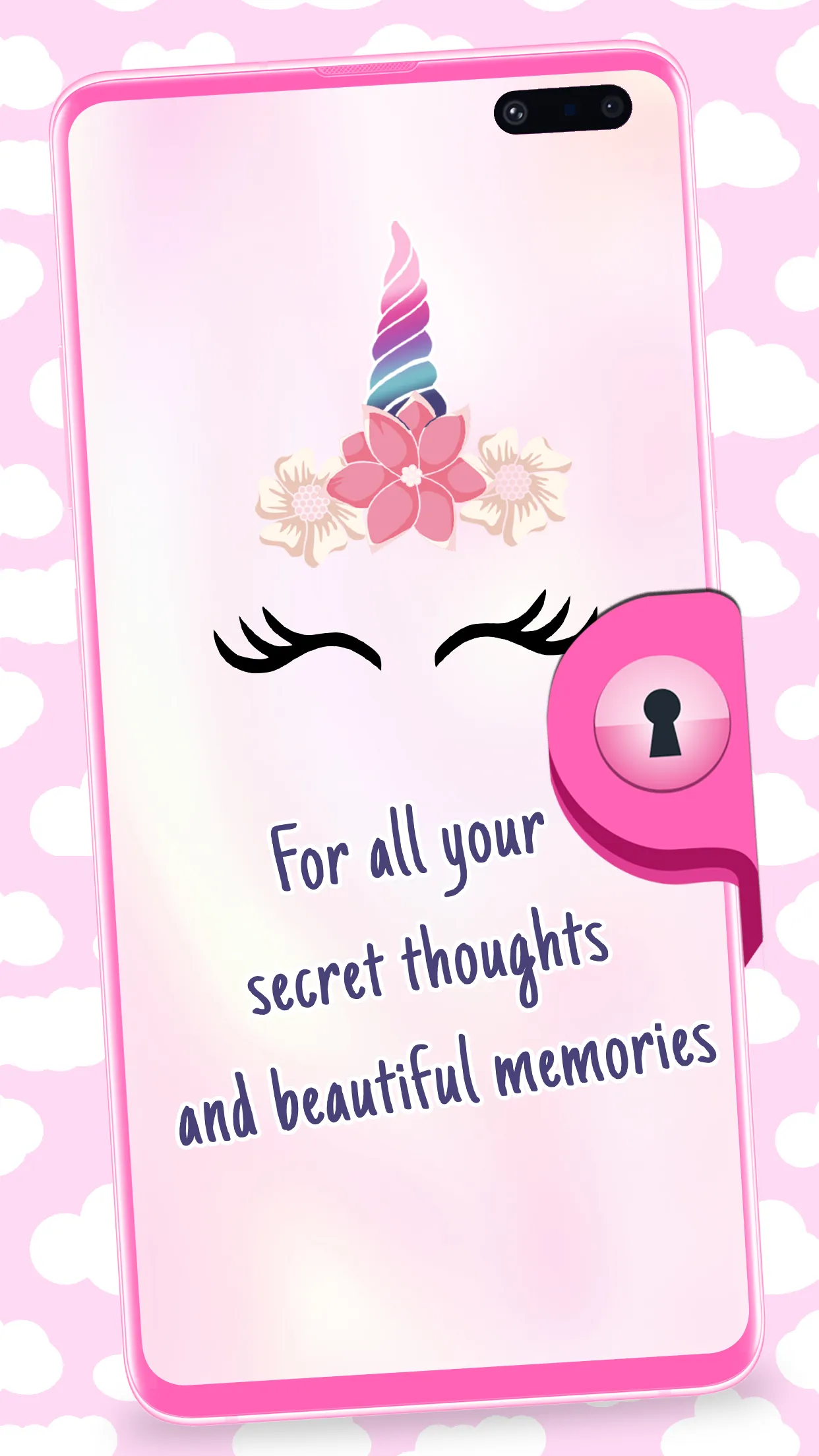 Unicorn Diary With Lock | Indus Appstore | Screenshot