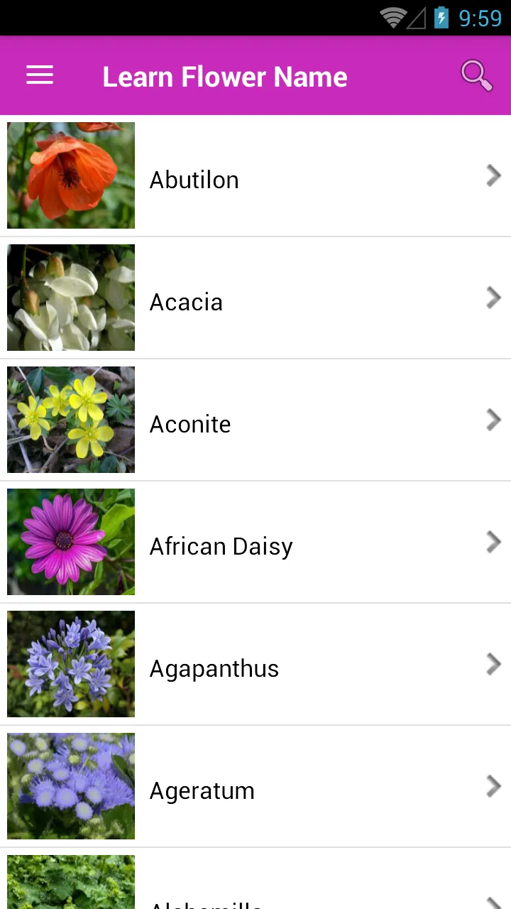 Learn Flower Name | Indus Appstore | Screenshot