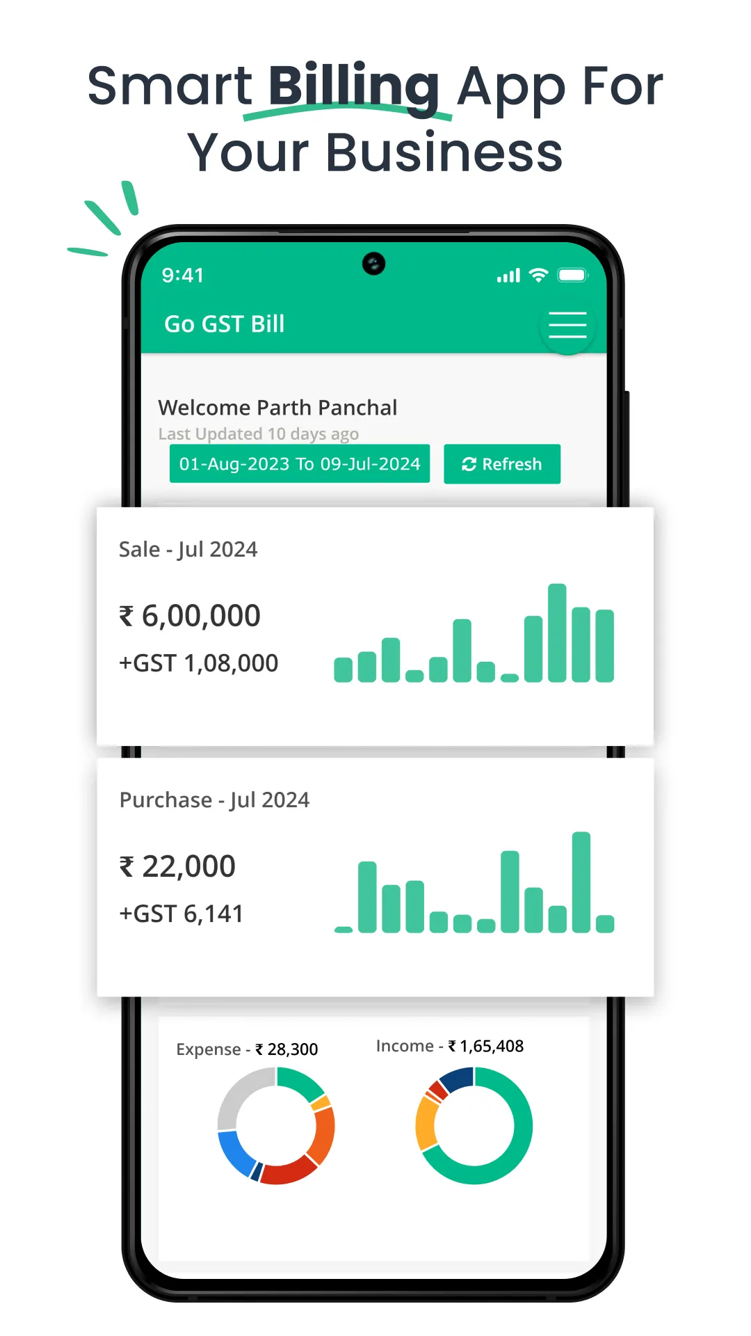 GoGSTBill: Invoice Billing App | Indus Appstore | Screenshot