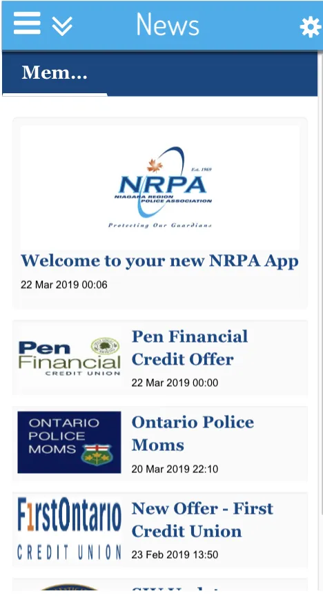 Niagara Region Police Associat | Indus Appstore | Screenshot