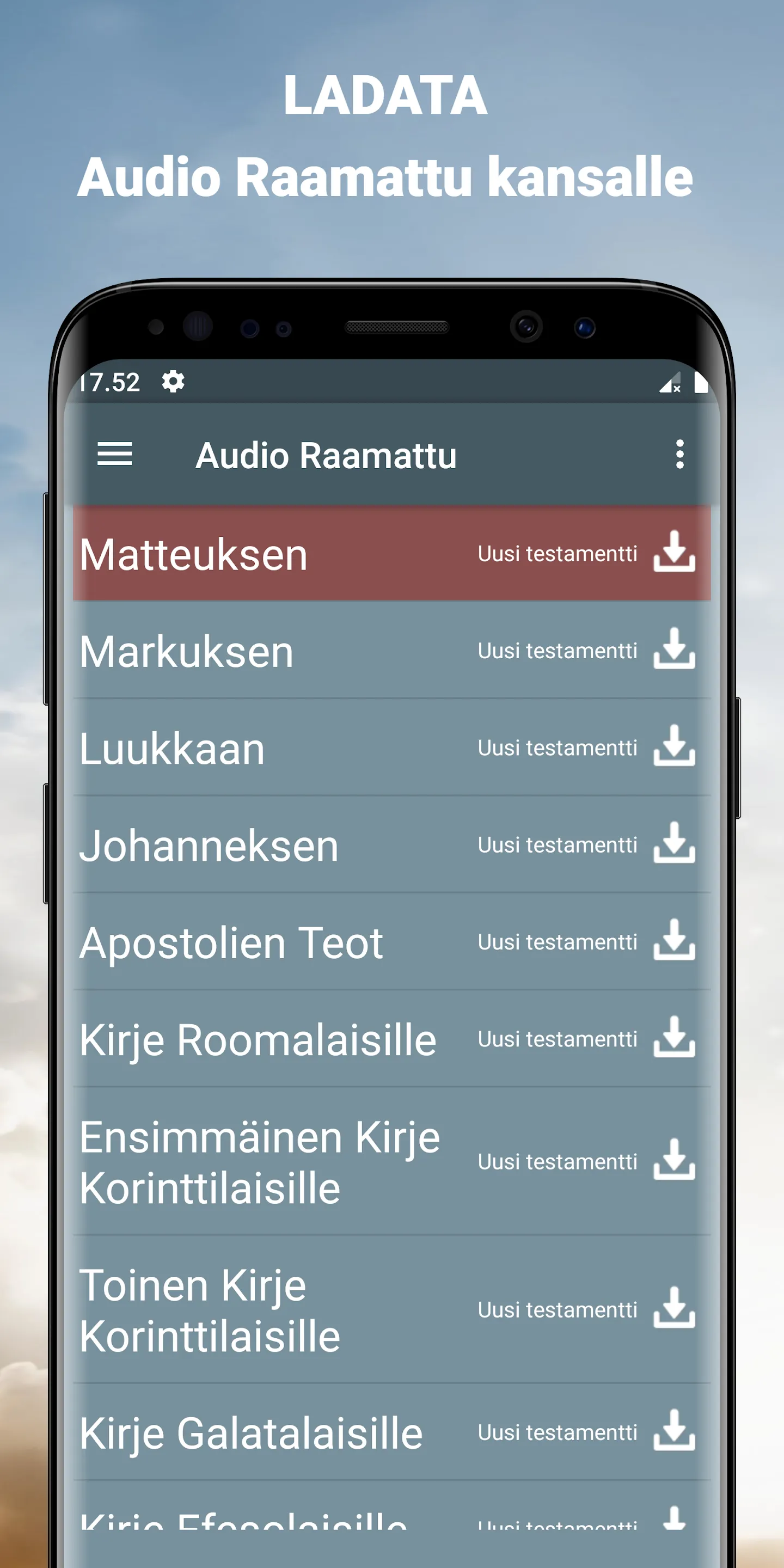 Audio Raamattu kansalle app | Indus Appstore | Screenshot