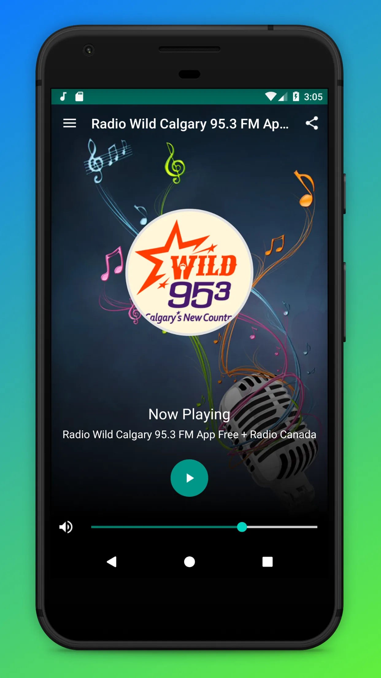 Wild 95.3 Calgary Radio FM App | Indus Appstore | Screenshot