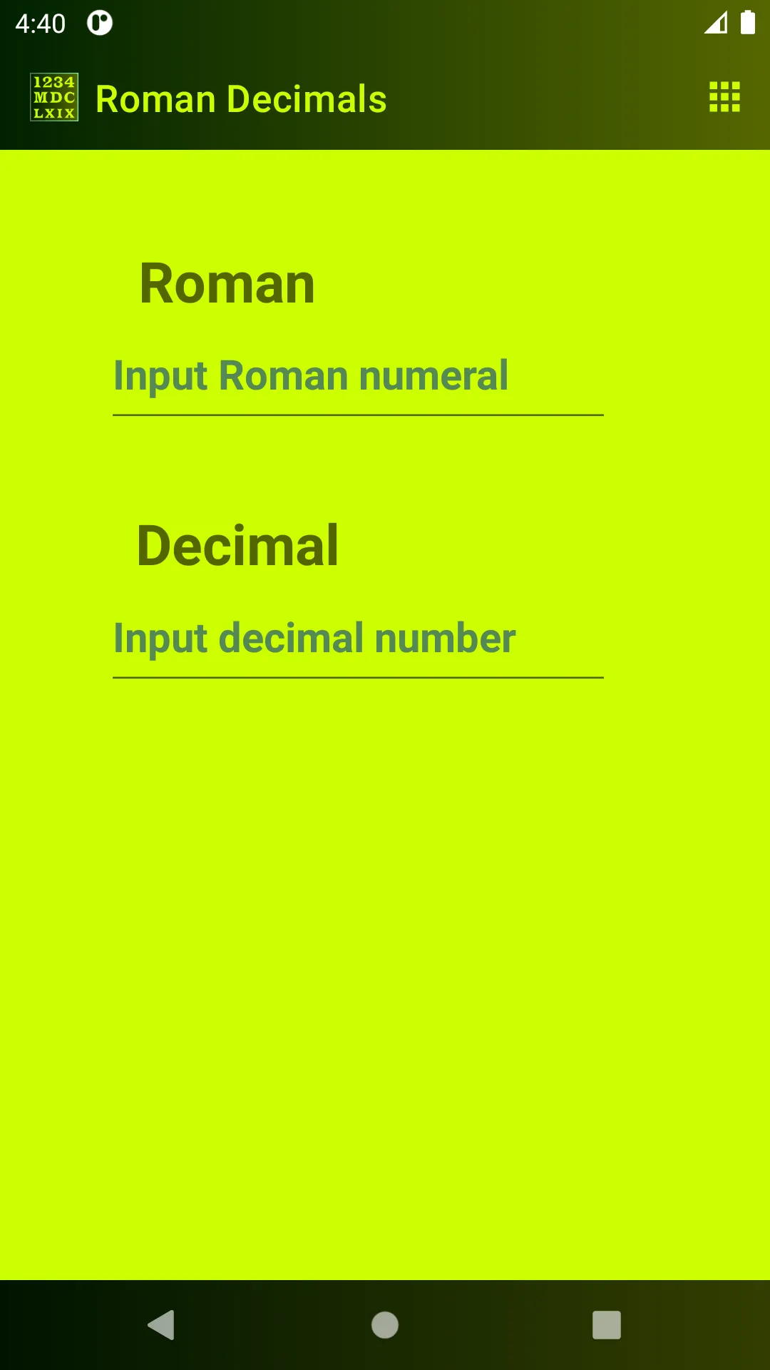 Roman Decimals | Indus Appstore | Screenshot