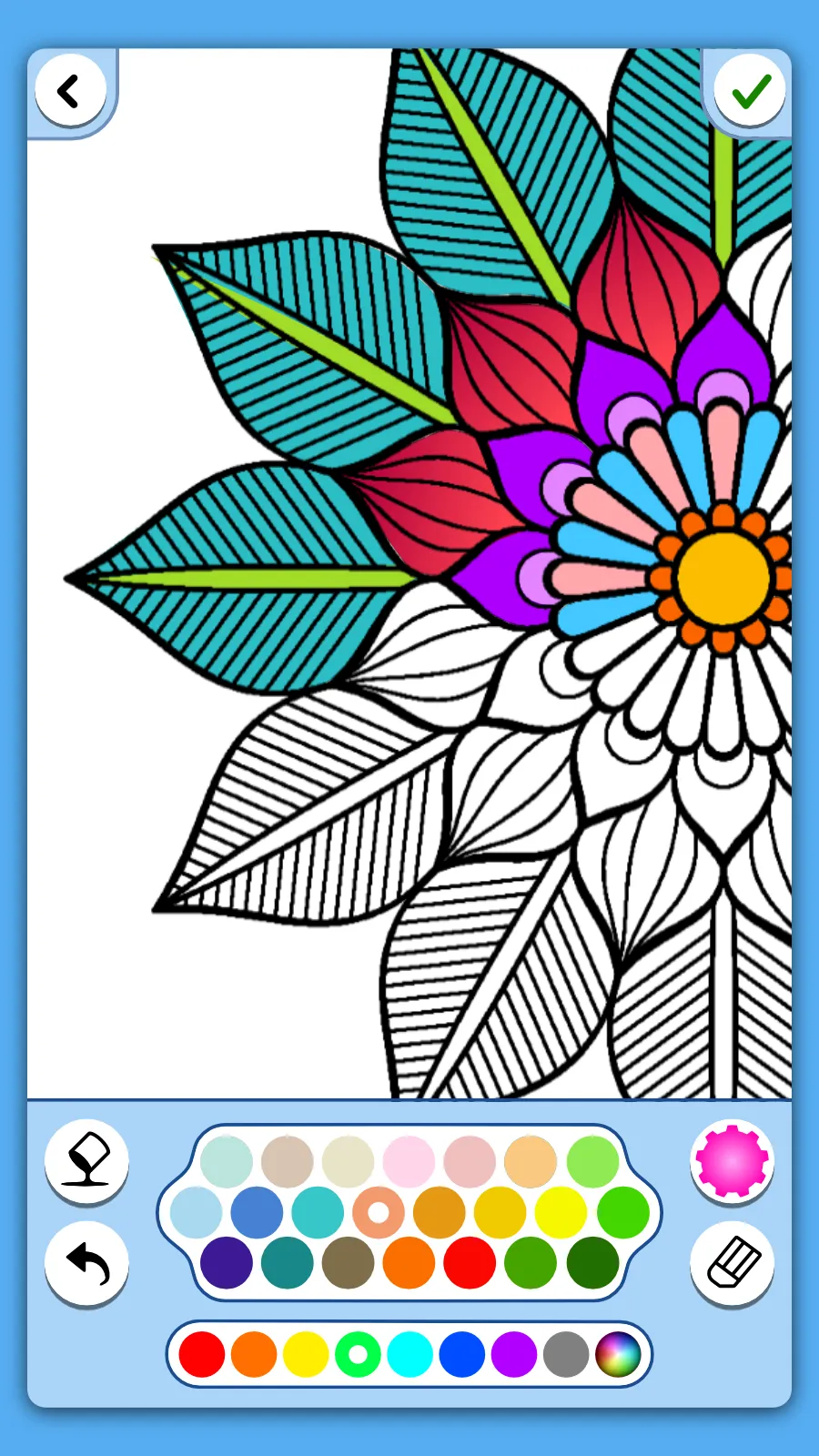 Mandala coloring book adults | Indus Appstore | Screenshot