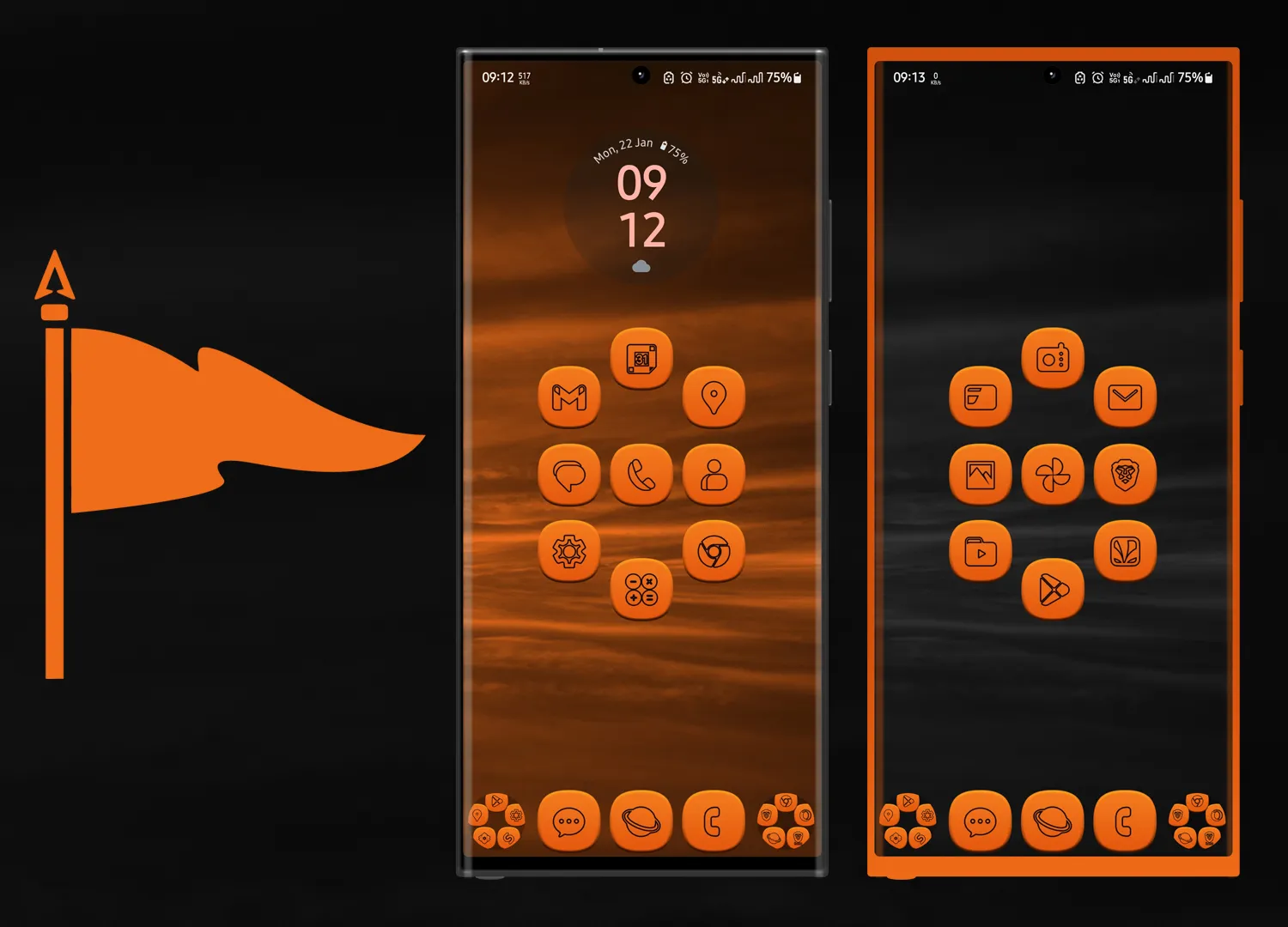 Saffron India Icon Pack | Indus Appstore | Screenshot