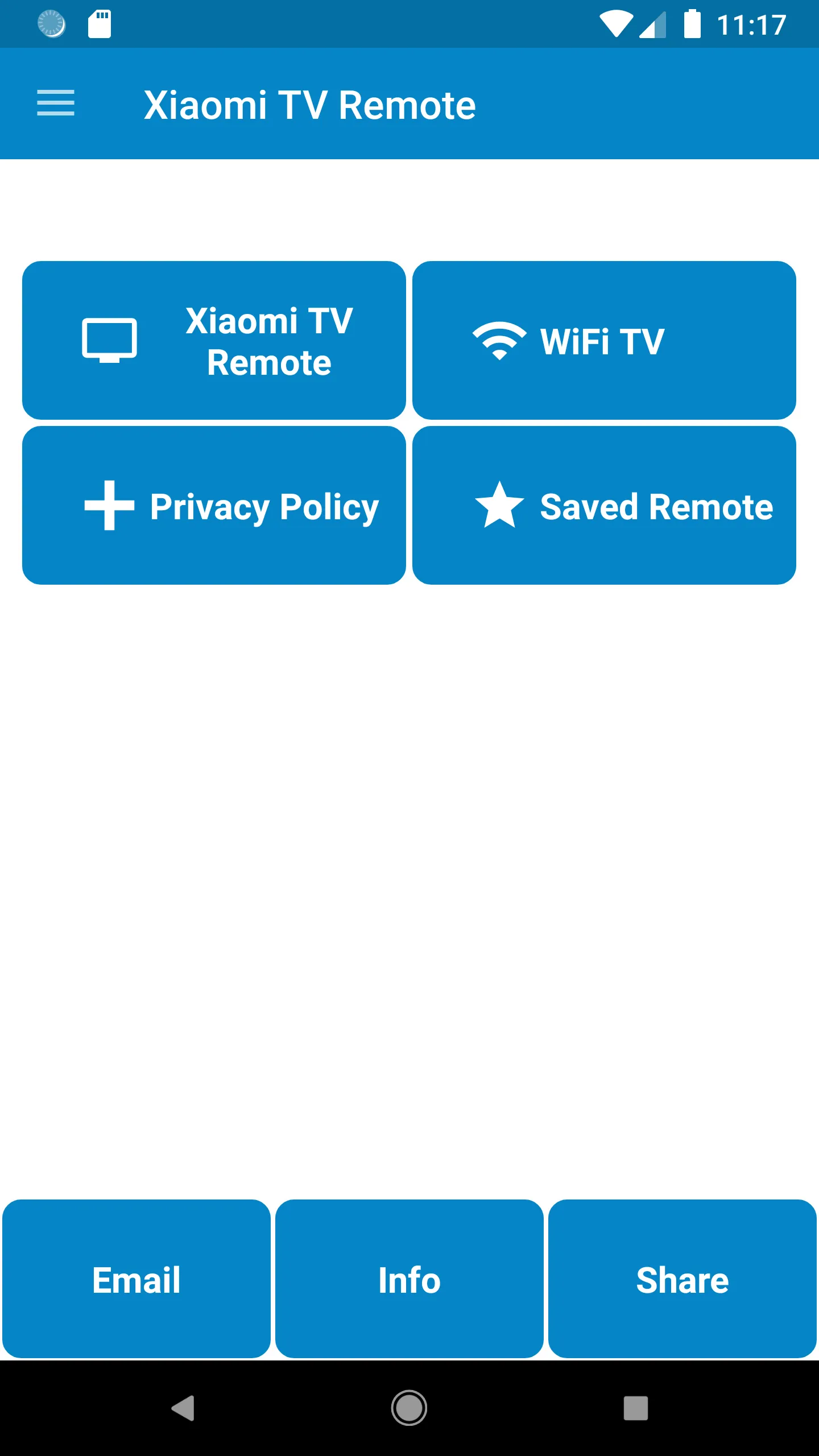 Xiaomi TV Remote Control | Indus Appstore | Screenshot