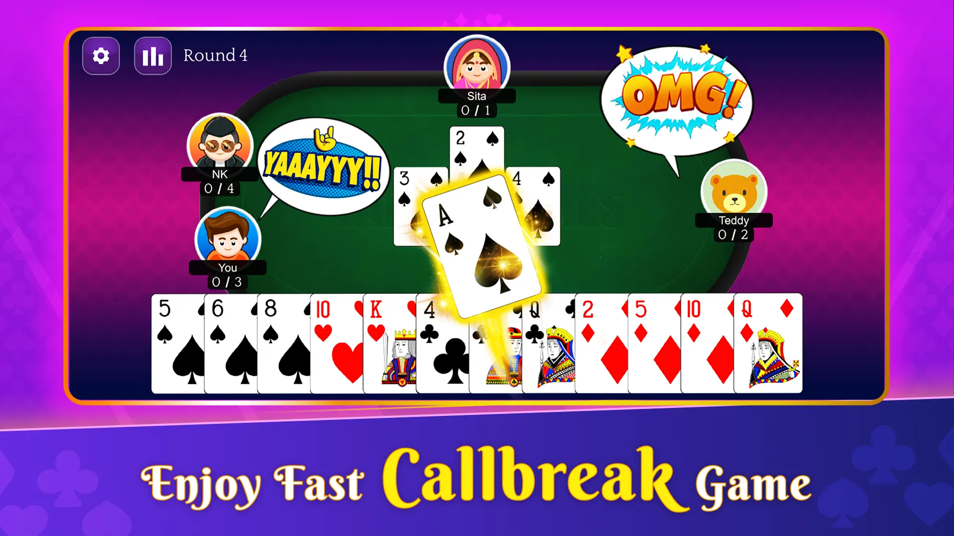 Callbreak Multiplayer | Indus Appstore | Screenshot