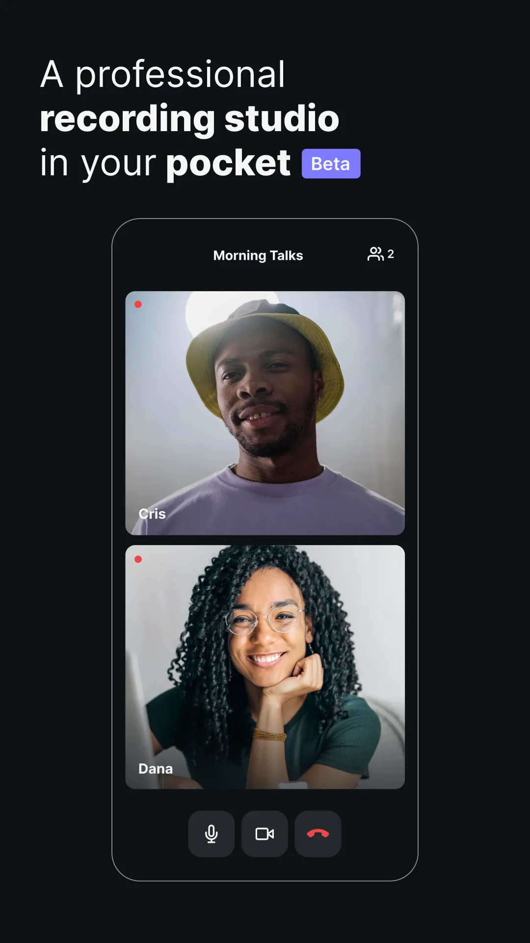 Riverside: Record podcasts | Indus Appstore | Screenshot