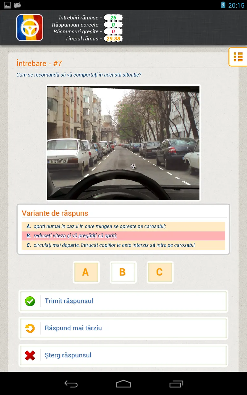 Scoala Auto - Chestionare Auto | Indus Appstore | Screenshot