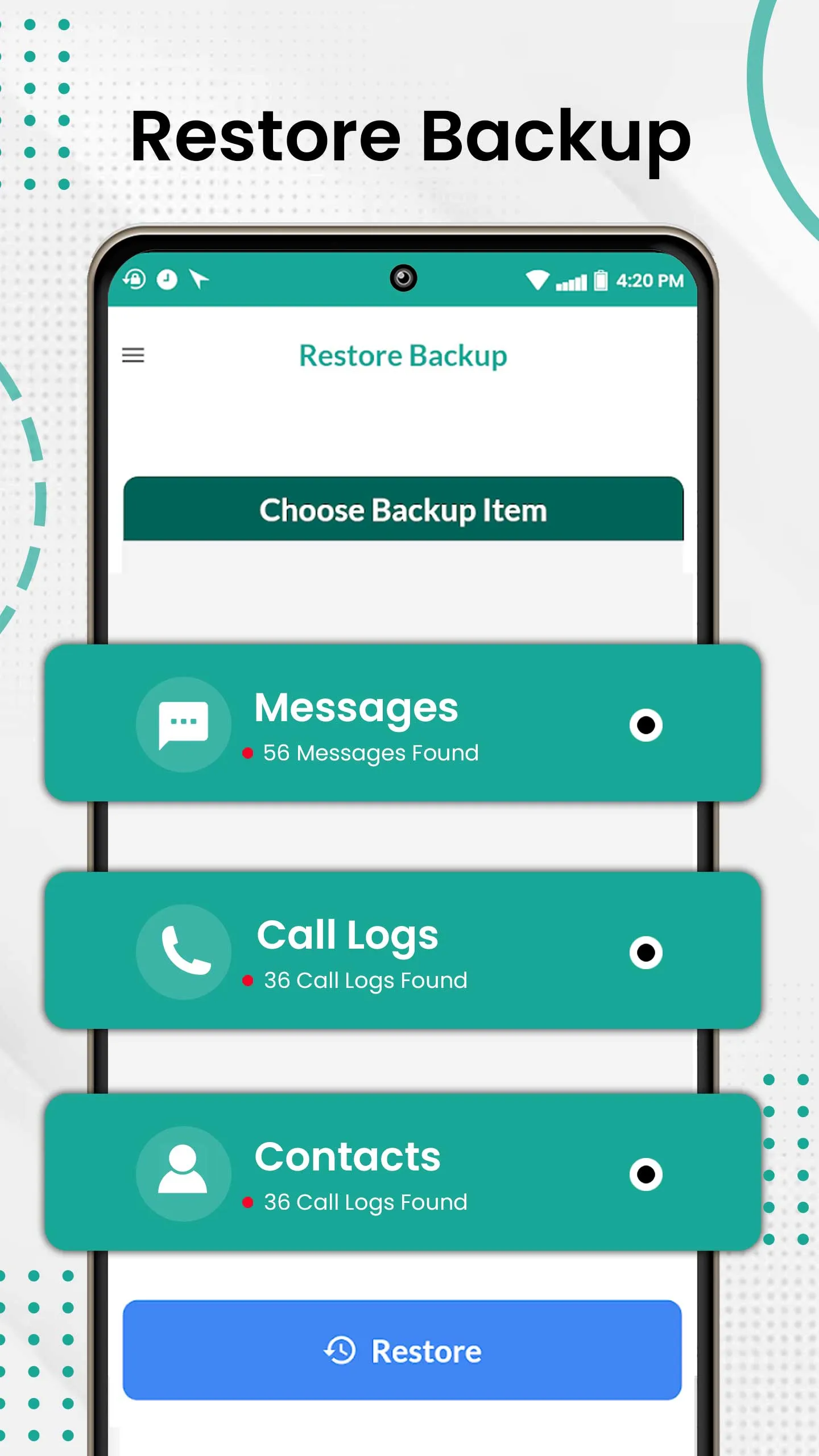 Recover Deleted Message, Calls | Indus Appstore | Screenshot