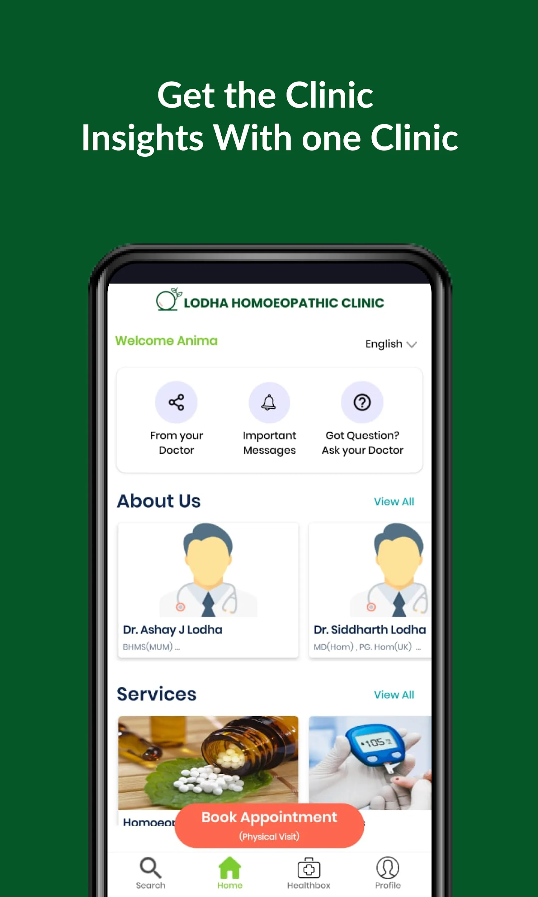 LODHA HOMOEOPATHIC CLINIC | Indus Appstore | Screenshot