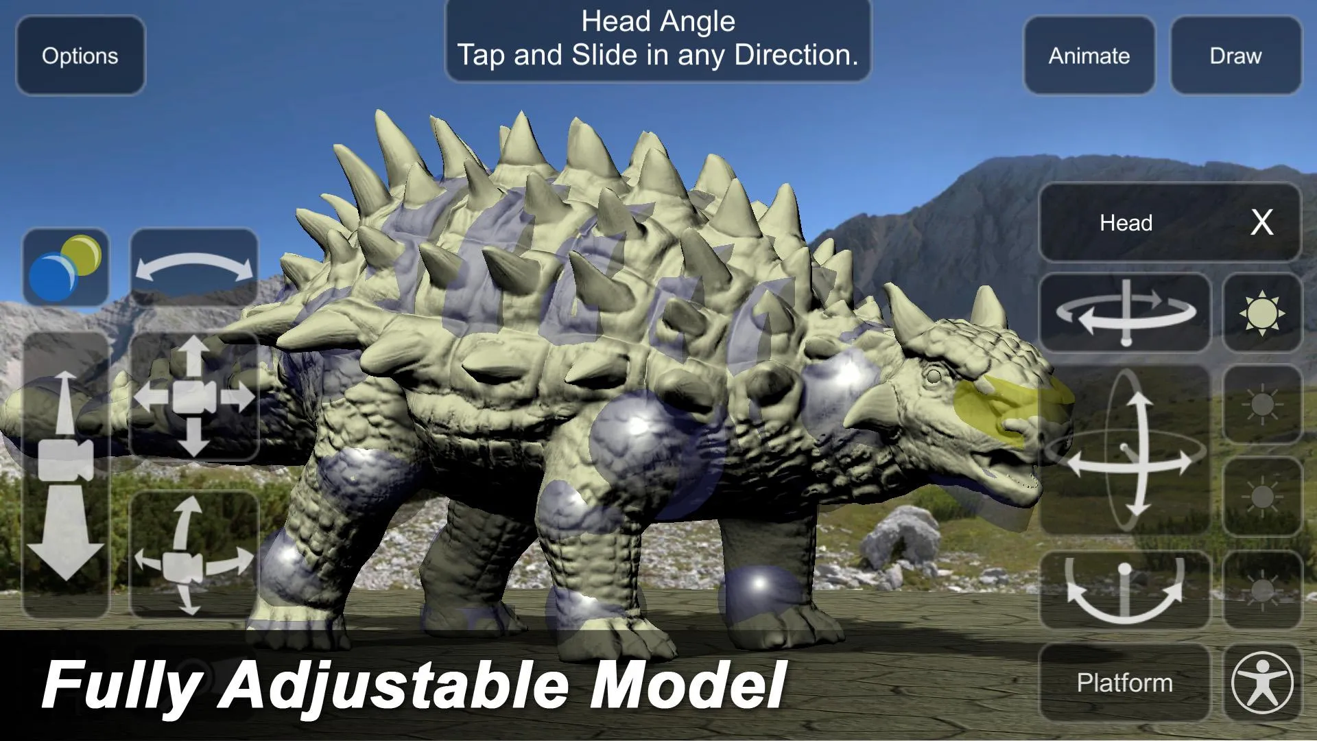 Ankylosaurus Mannequin | Indus Appstore | Screenshot