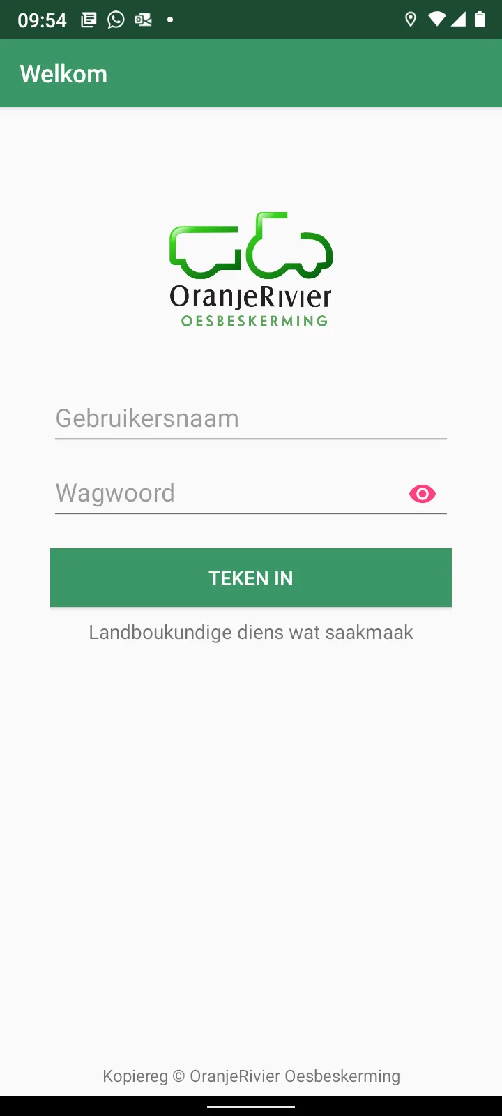 OranjeRivier Oesbeskerming | Indus Appstore | Screenshot