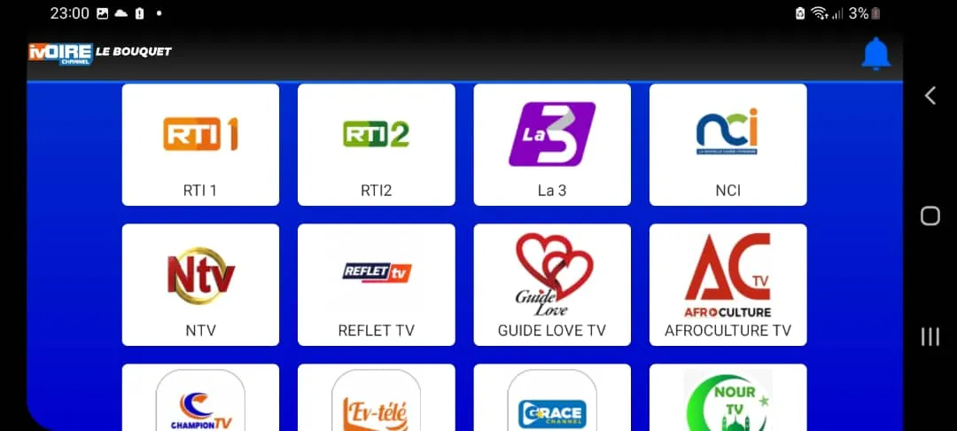 IVOIRE Channel -  TV BOX | Indus Appstore | Screenshot