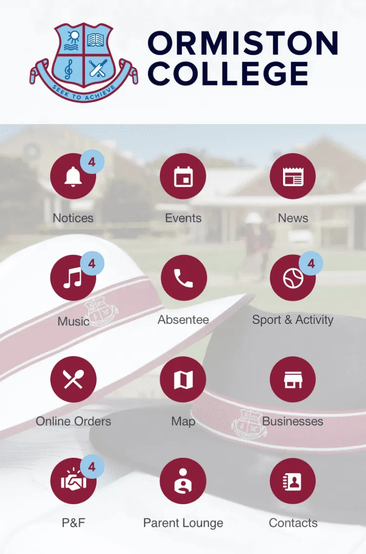 Ormiston College | Indus Appstore | Screenshot