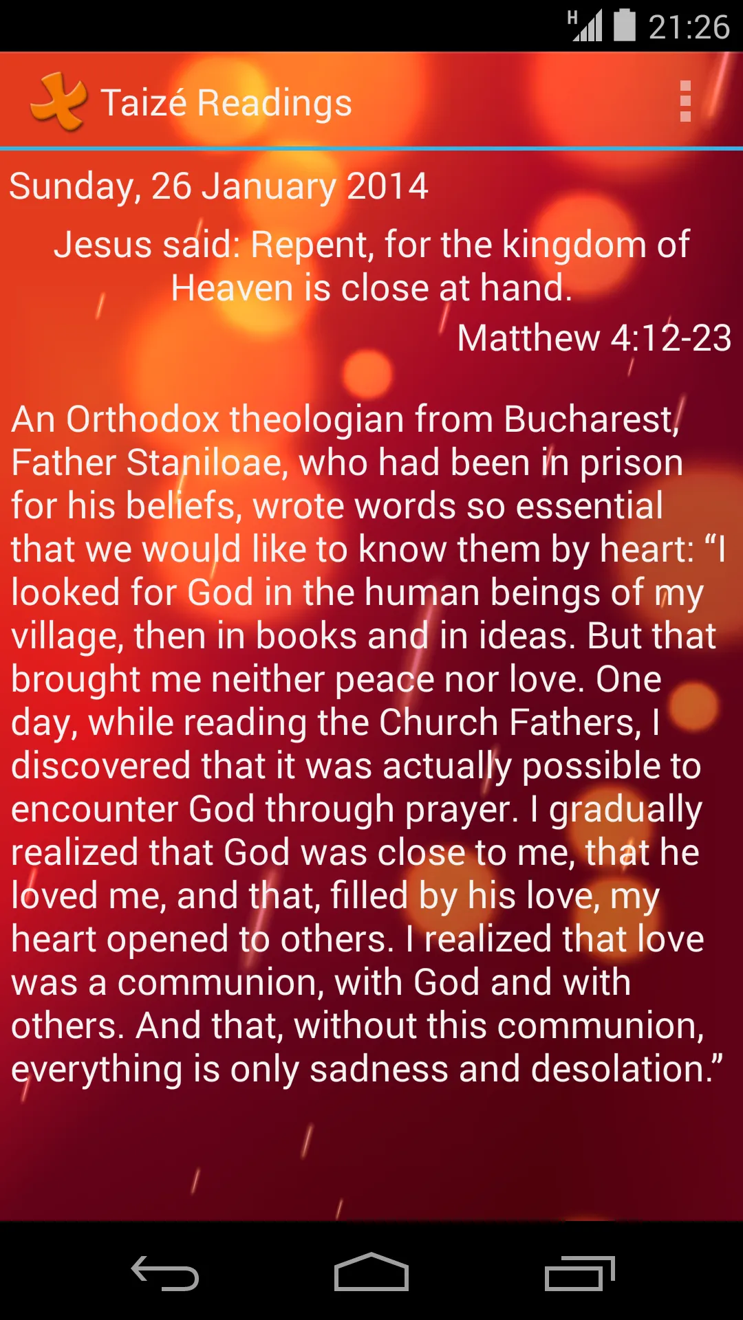 Taizé Readings | Indus Appstore | Screenshot