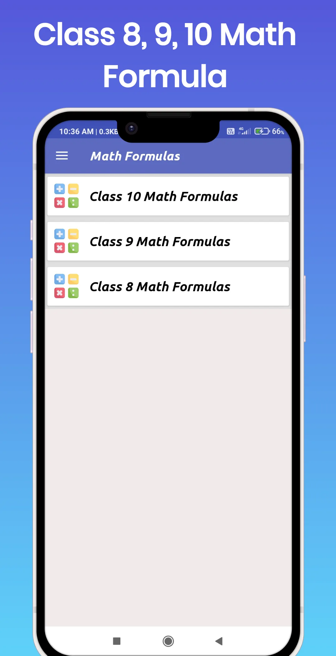 Class 10, 9, 8 Math Formulas | Indus Appstore | Screenshot