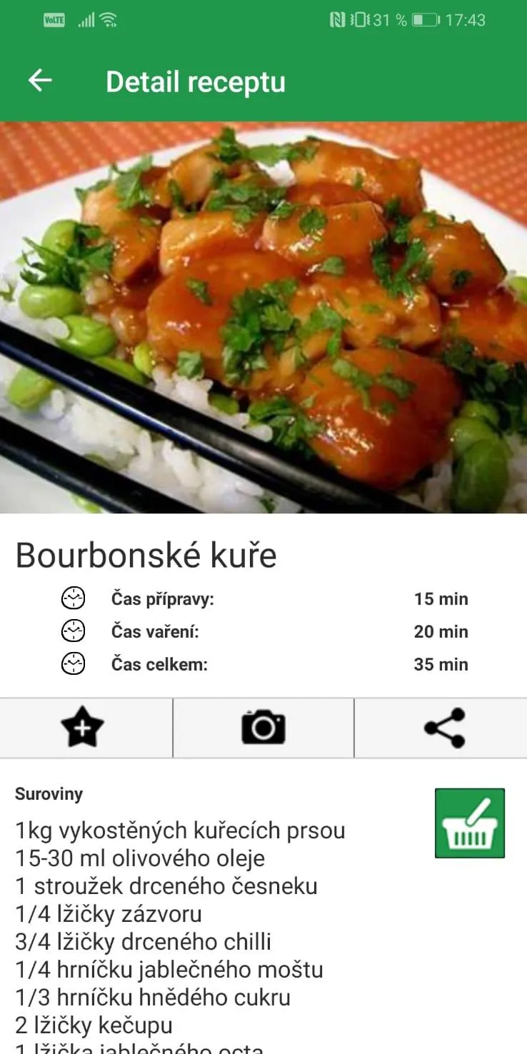 Online kuchařka - recepty pro  | Indus Appstore | Screenshot