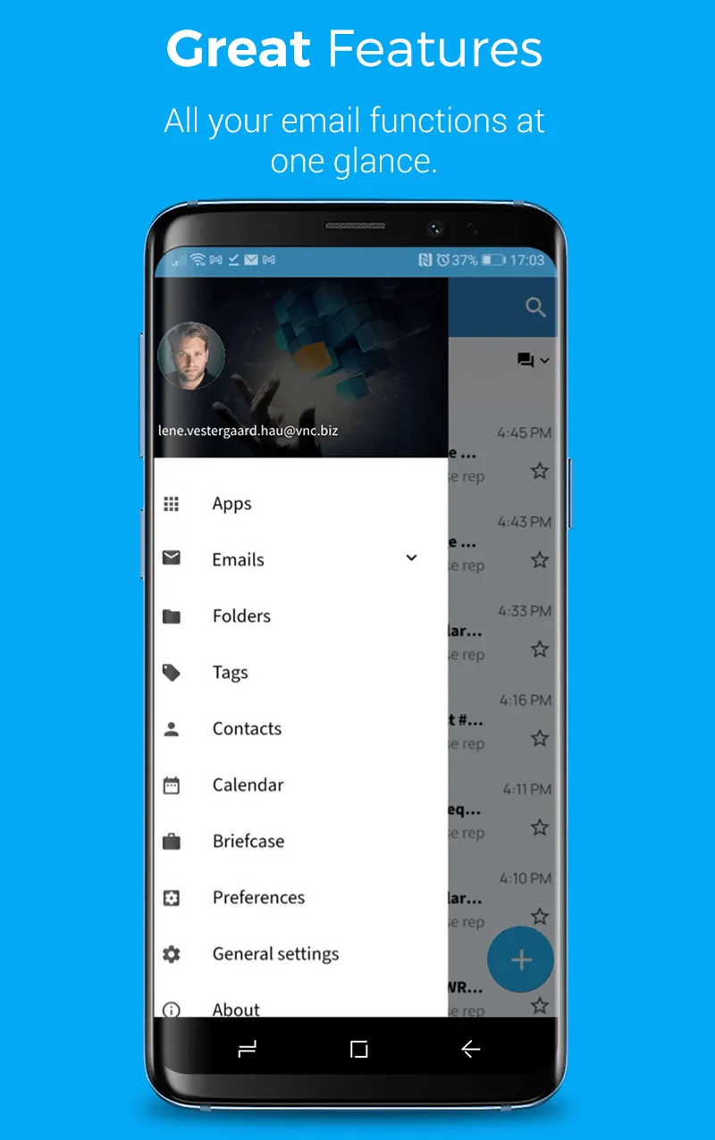 VNCmail: email communication | Indus Appstore | Screenshot