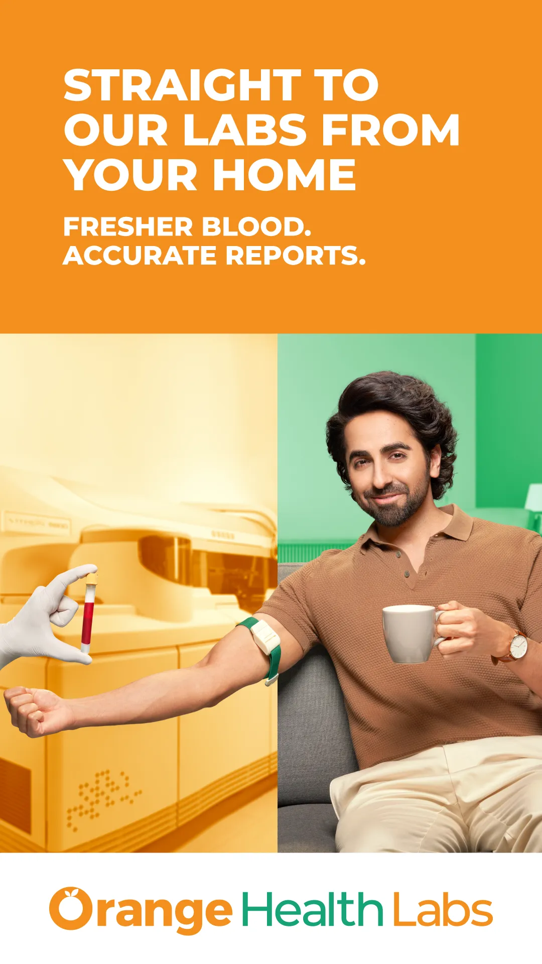 Orange Health Lab Test At Home | Indus Appstore | Screenshot