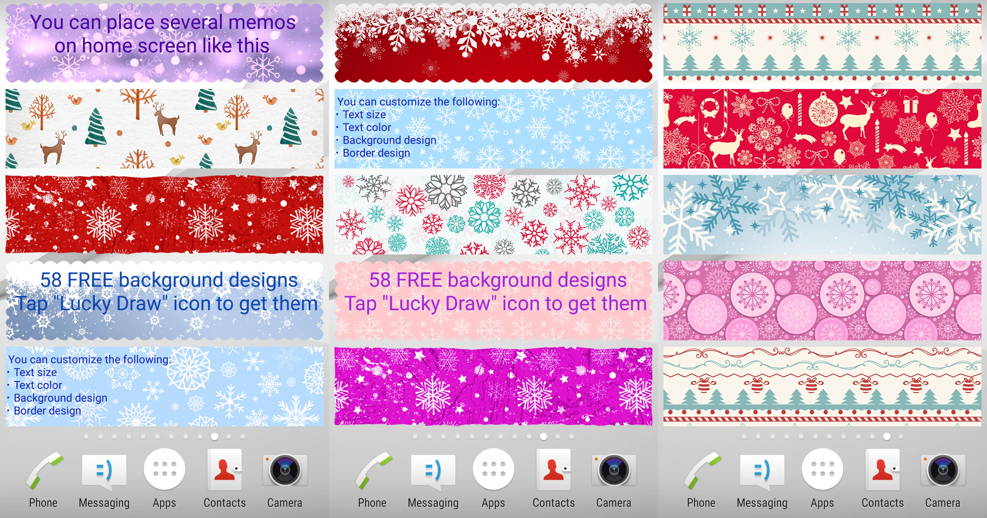 Sticky Memo Notepad Christmas | Indus Appstore | Screenshot