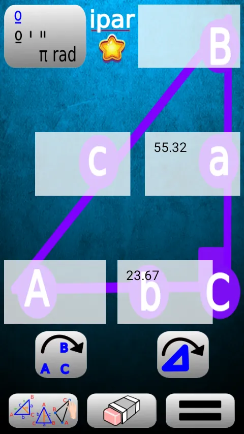 Triangle and Right Angle Calc | Indus Appstore | Screenshot