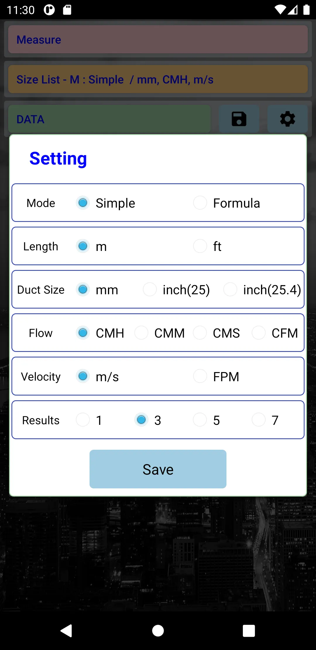 Duct Calculator | Indus Appstore | Screenshot