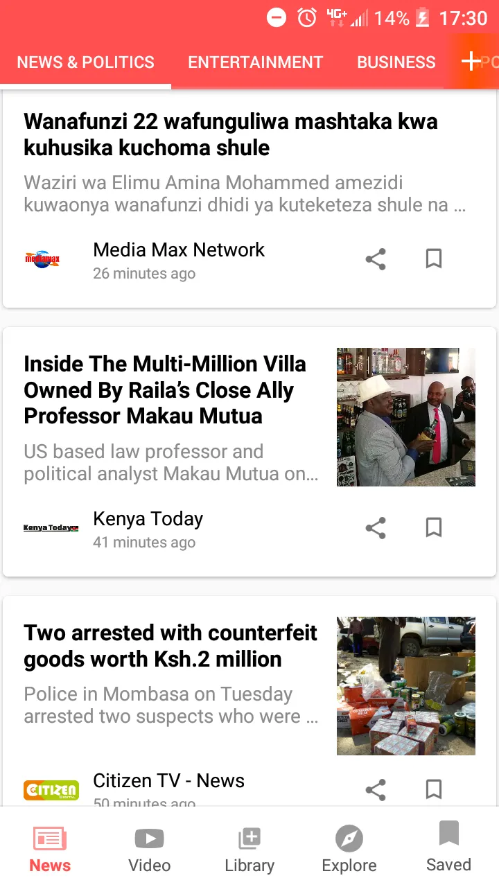 Kenya News | Indus Appstore | Screenshot