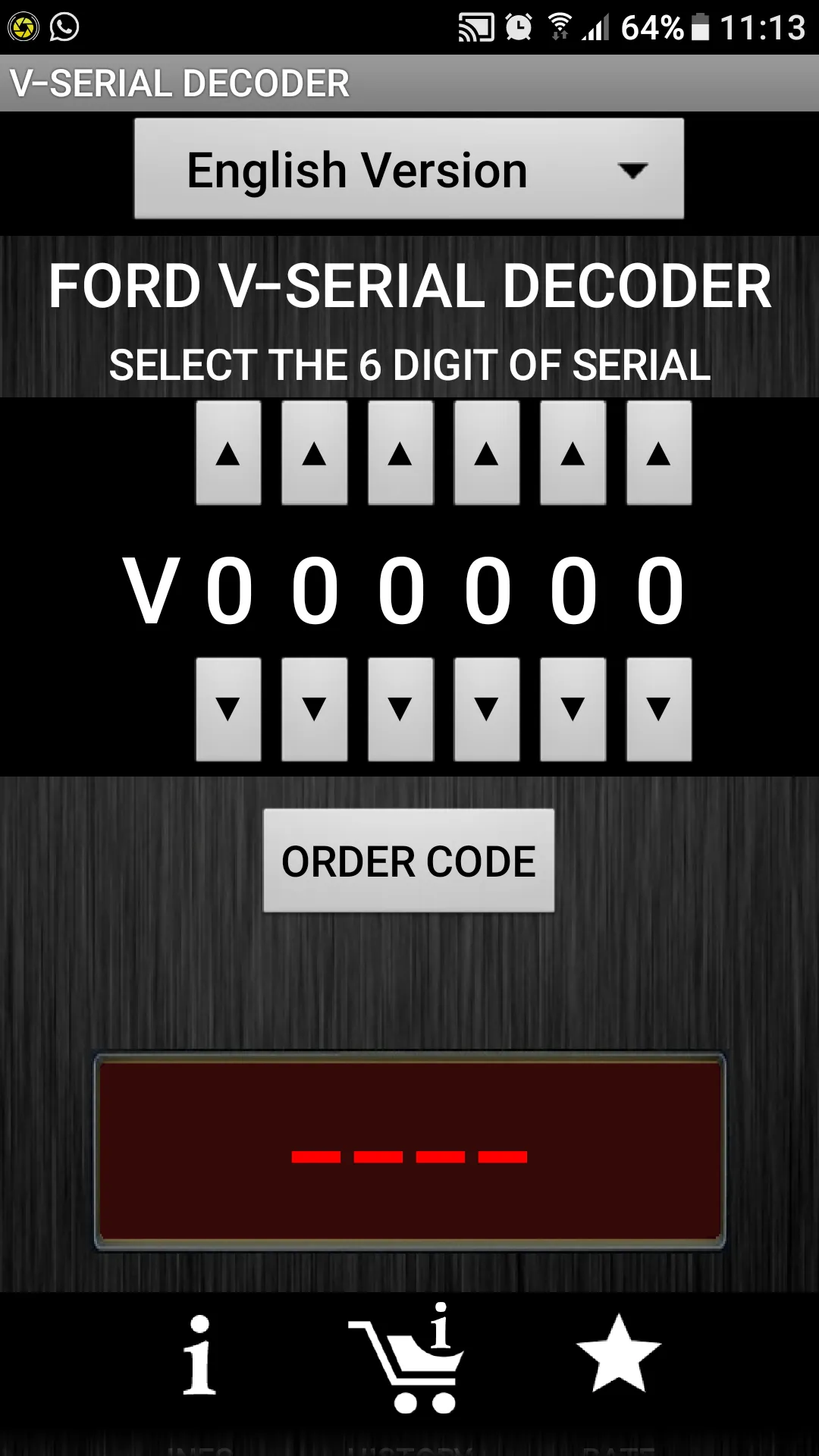 V-Serial Radio Code Decoder | Indus Appstore | Screenshot