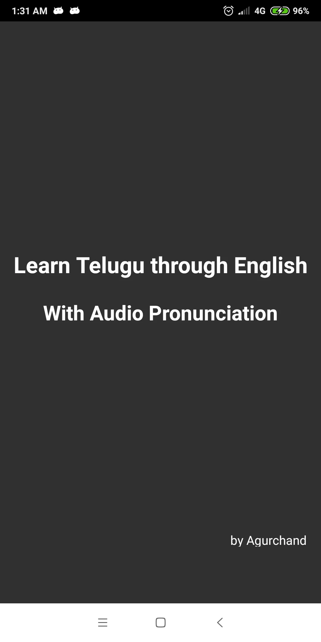 Learn Telugu through English | Indus Appstore | Screenshot