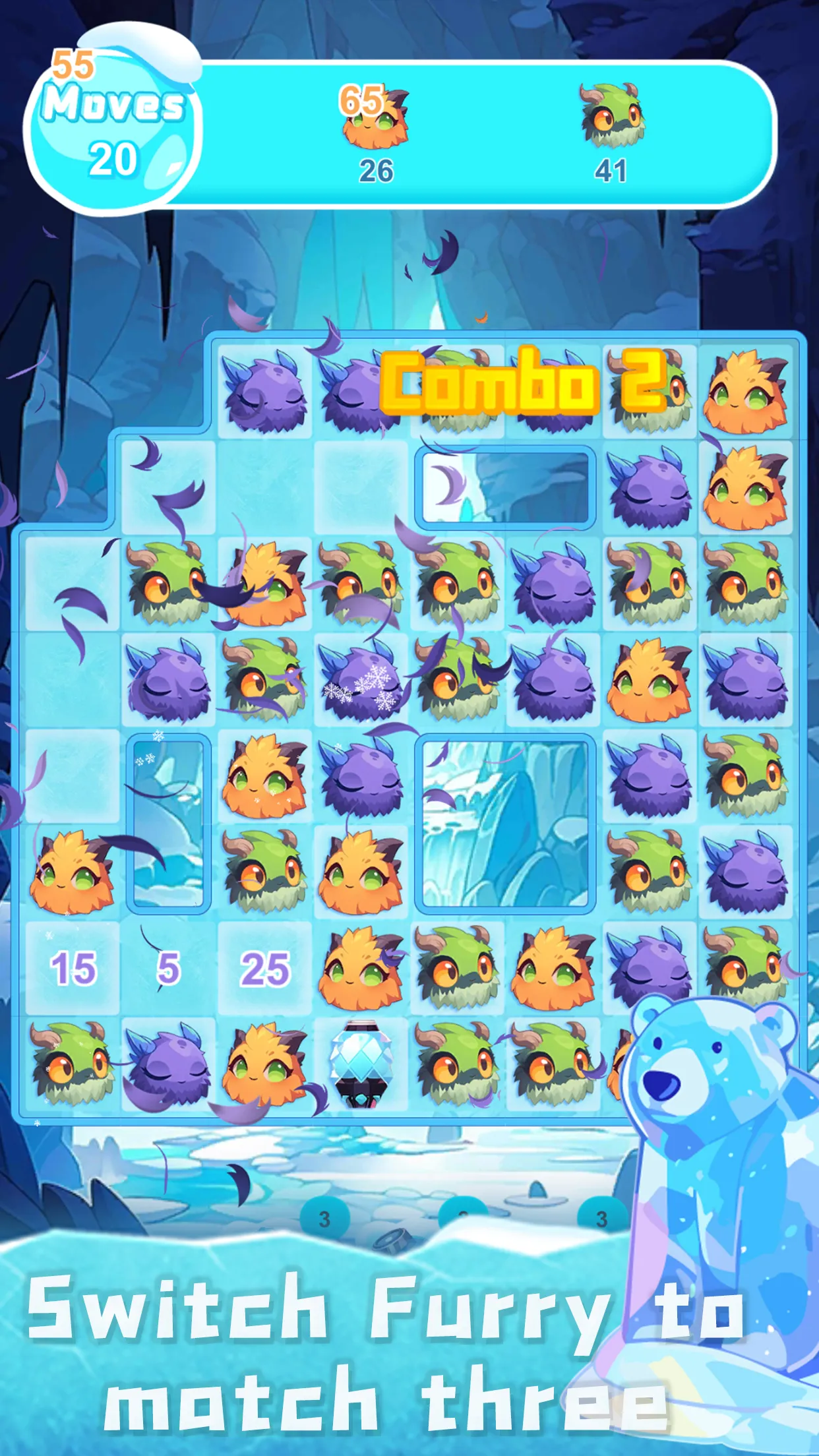 Ice Blast - Match-3 Adventure | Indus Appstore | Screenshot