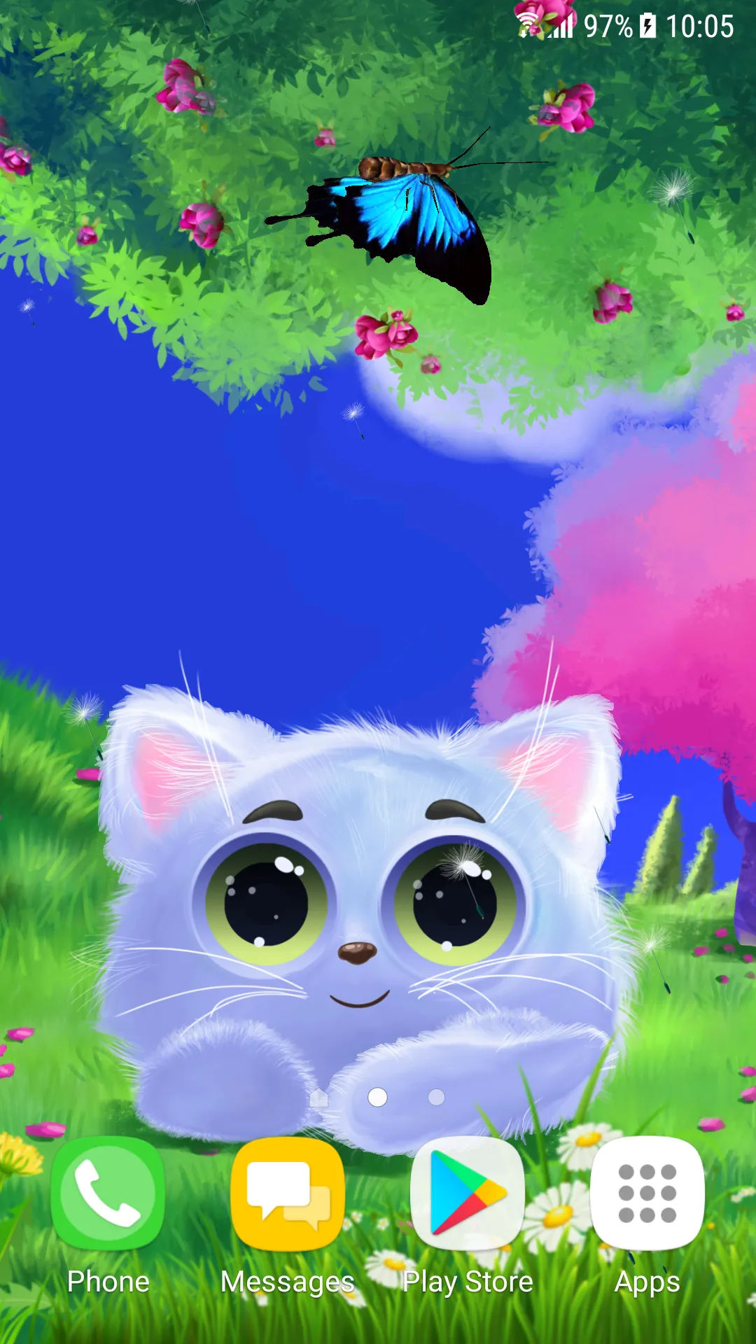 Animated Cat Live Wallpaper | Indus Appstore | Screenshot