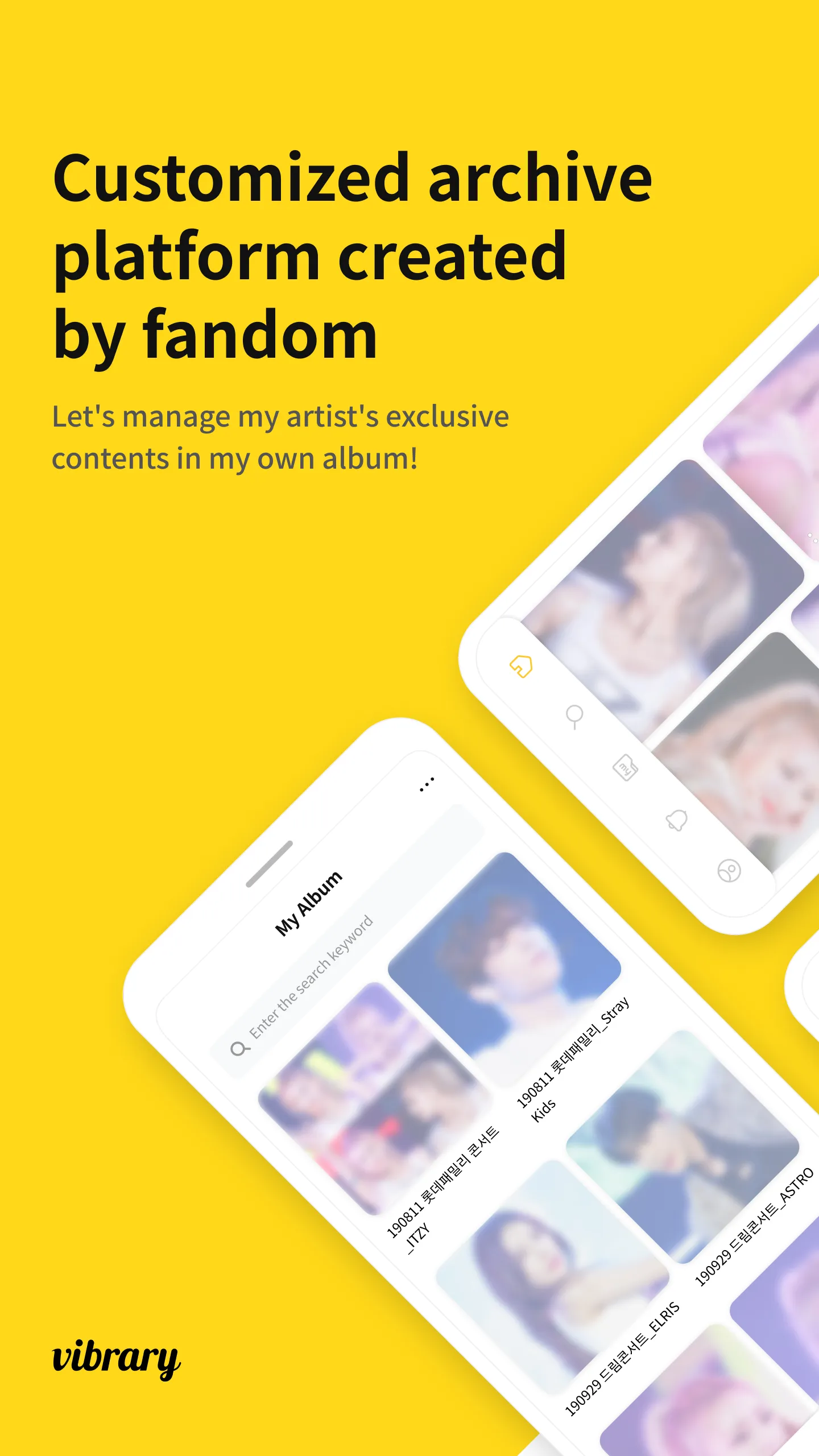 Vibrary - kpop pinterest | Indus Appstore | Screenshot