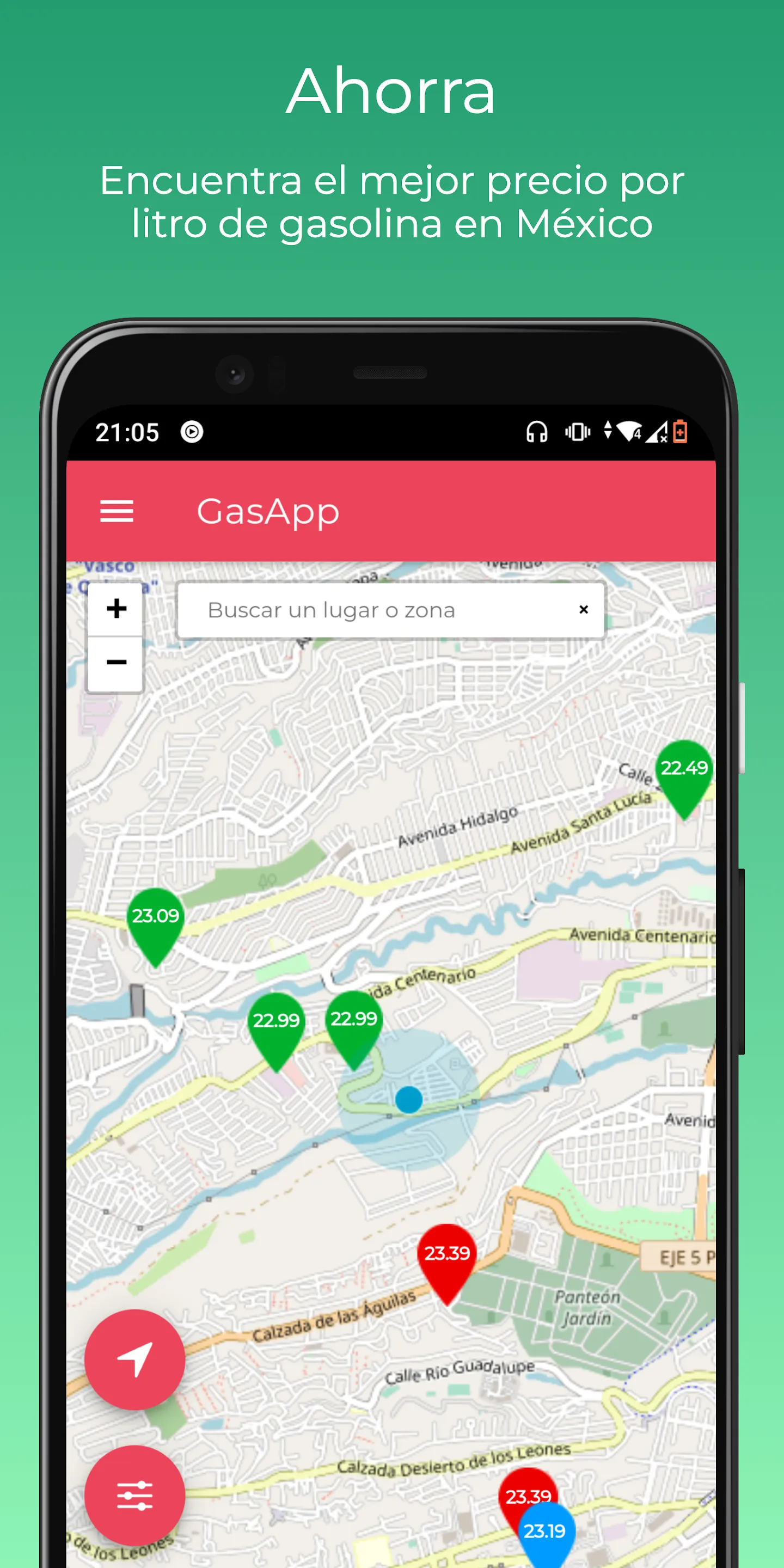 GasApp - Gasolina barata en MX | Indus Appstore | Screenshot