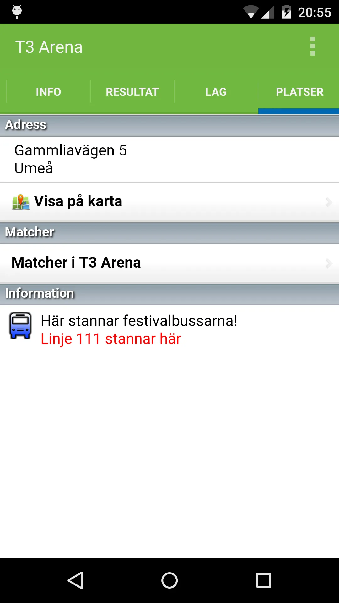 Umeå Fotbollsfestival | Indus Appstore | Screenshot