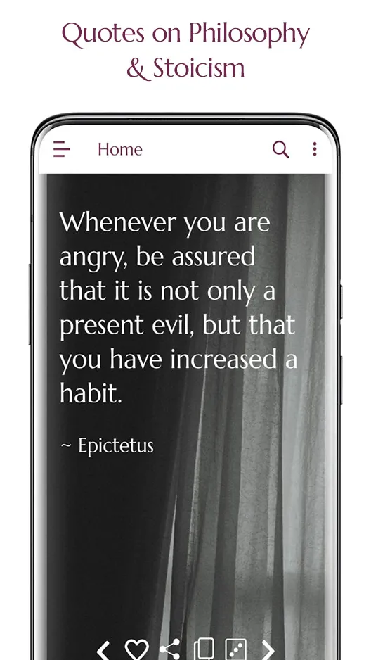 Philosophy Quotes, Daily Stoic | Indus Appstore | Screenshot