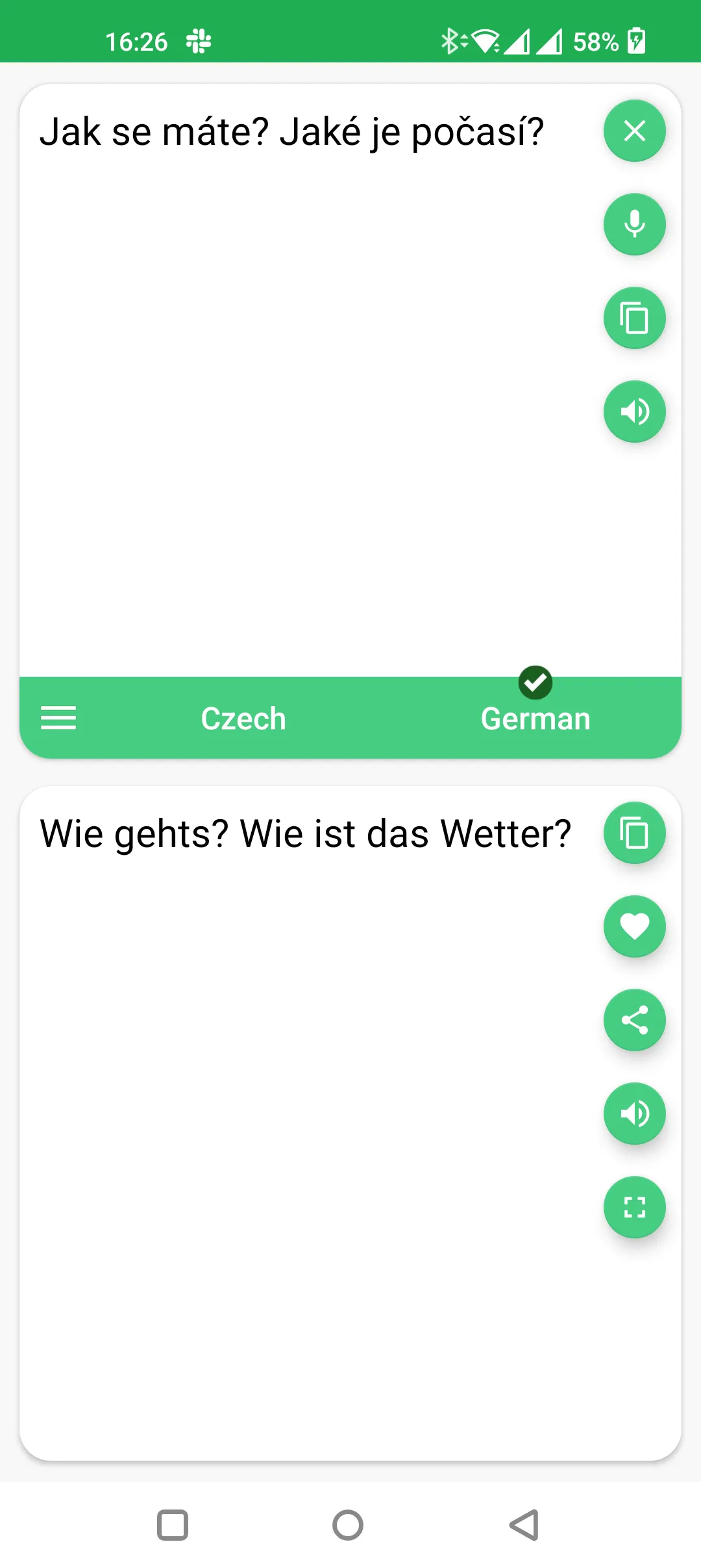Czech - German Translator | Indus Appstore | Screenshot