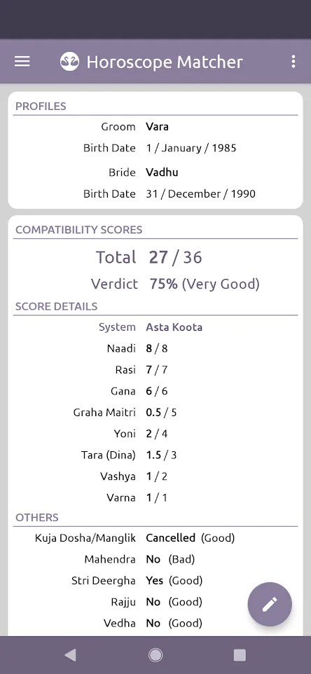 Horoscope Matcher | Indus Appstore | Screenshot