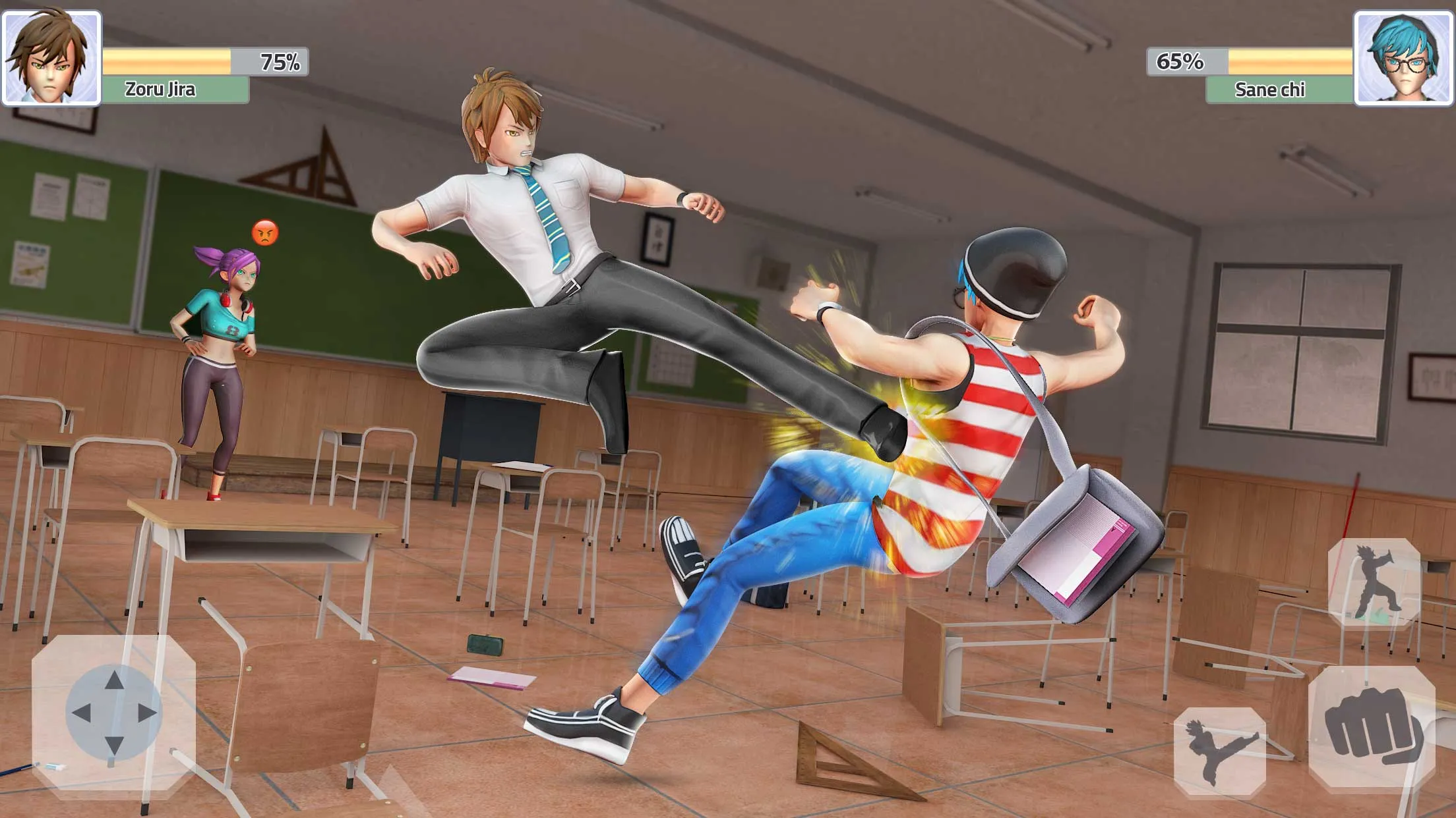 High School Fighting Game | Indus Appstore | Screenshot