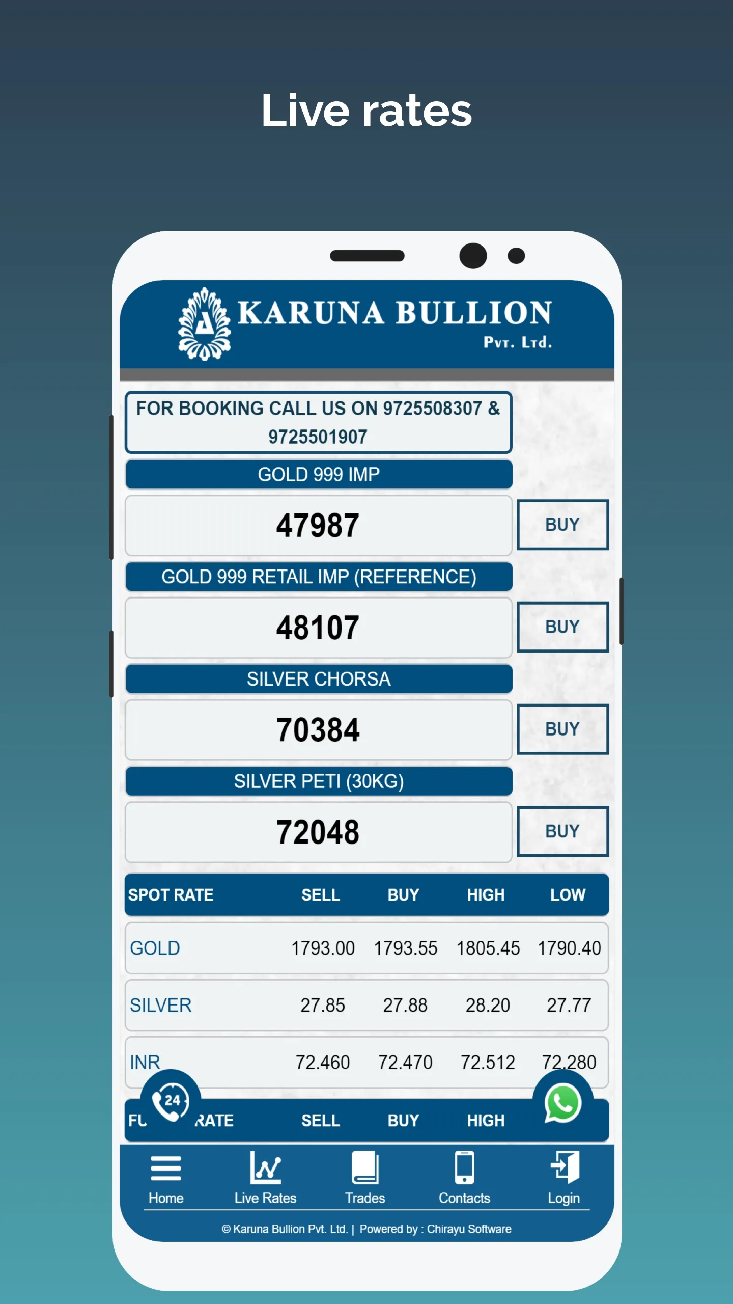 Karuna Bullion | Indus Appstore | Screenshot