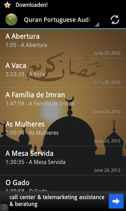 Quran Portuguese Translation | Indus Appstore | Screenshot