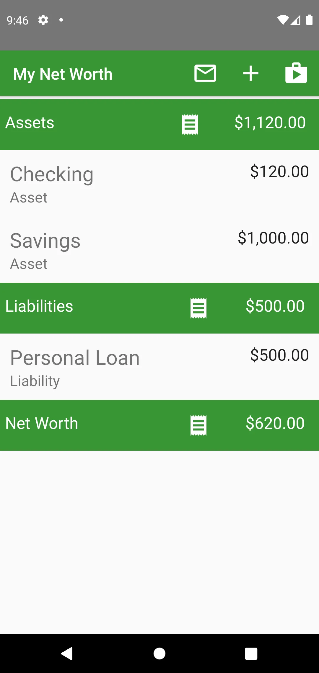 My Net Worth | Indus Appstore | Screenshot