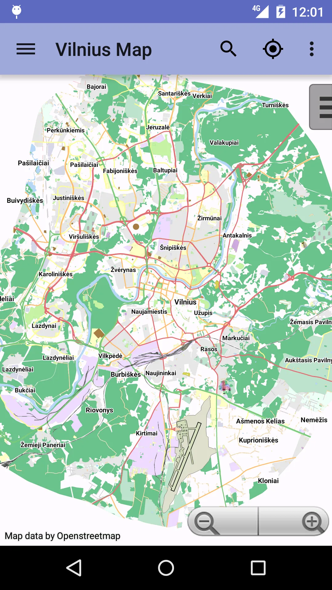 Vilnius Offline City Map | Indus Appstore | Screenshot