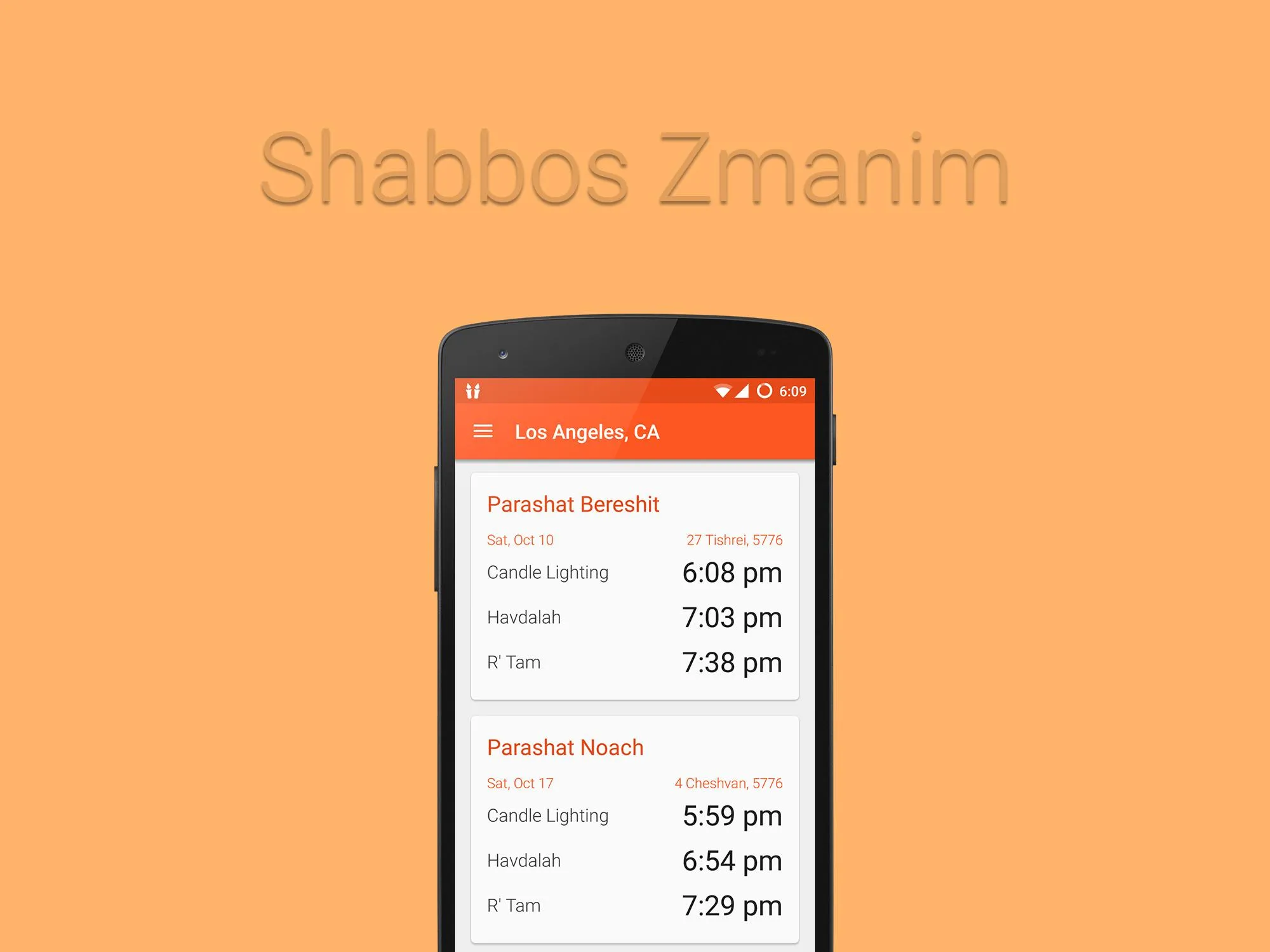 Shabbat Candle Lighting Times | Indus Appstore | Screenshot