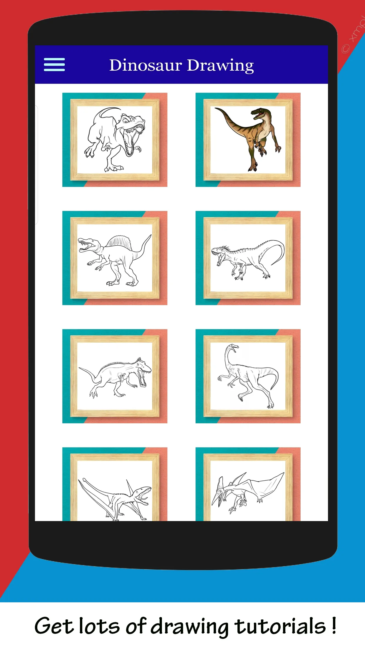 How to Draw Jurassic Dinosaur | Indus Appstore | Screenshot