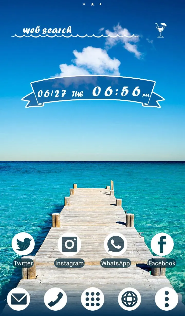 Dock to the Sea Theme | Indus Appstore | Screenshot