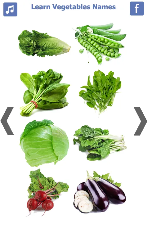 Learn Vegetables Name | Indus Appstore | Screenshot