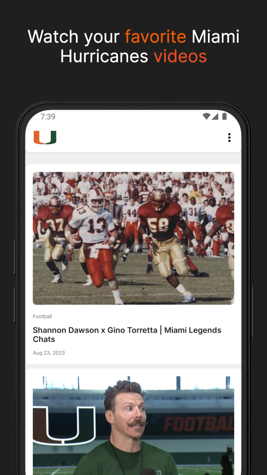 Miami Hurricanes | Indus Appstore | Screenshot