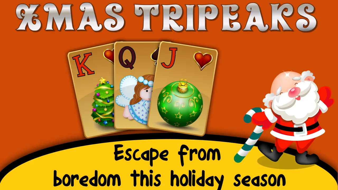 Xmas TriPeaks, card solitaire | Indus Appstore | Screenshot