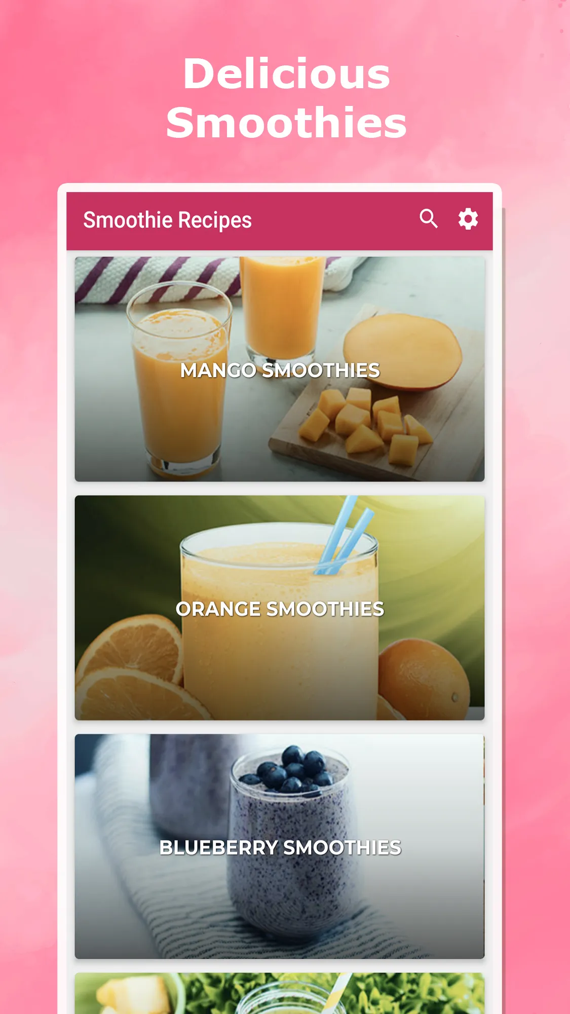 Smoothie Recipes | Indus Appstore | Screenshot